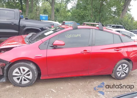 2018 Toyota Prius Four from USA, damaged, VIN JTDKARFUXJ3062896